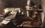 unknow artist Still-Life with Books USA oil painting artist